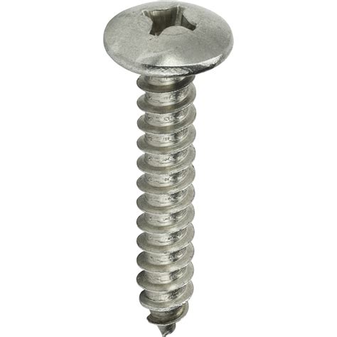 10 truss head sheet metal screw dimensions|stainless steel wide head screws.